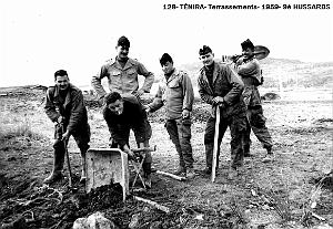 128- Tenira- Terrassements- 1959- 9e Hussards